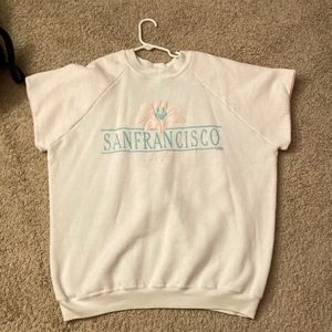 San Francisco short sleeve sweatshirt